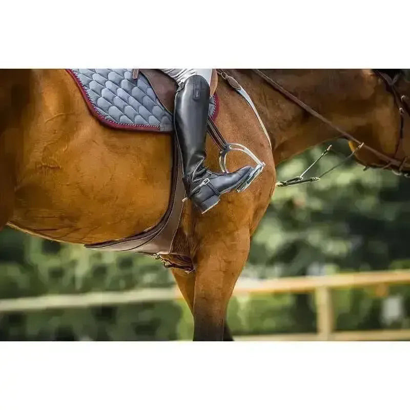 Equitheme Tall Adult Competition Riding Boots With Laces Height 48cm | Calf 40cm 42 EU / 8 Long Riding Boots