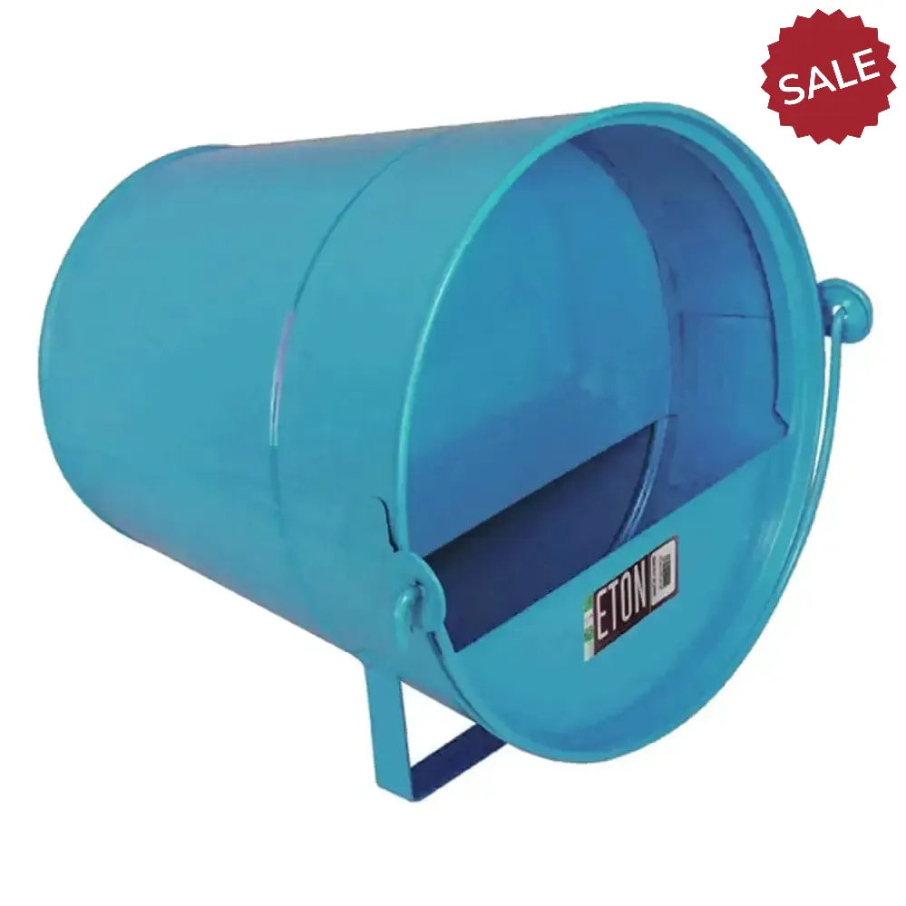 Eton Cottage Garden Bucket Poultry Drinker Blue Poultry Drinkers