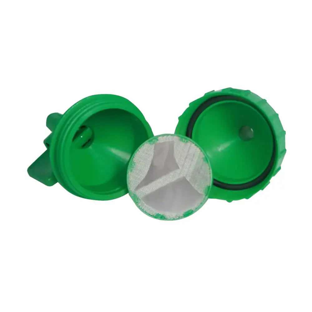 Green plastic herb grinder with clear faceted chamber for eton in-line filter use with 9mm hose pet supplies
