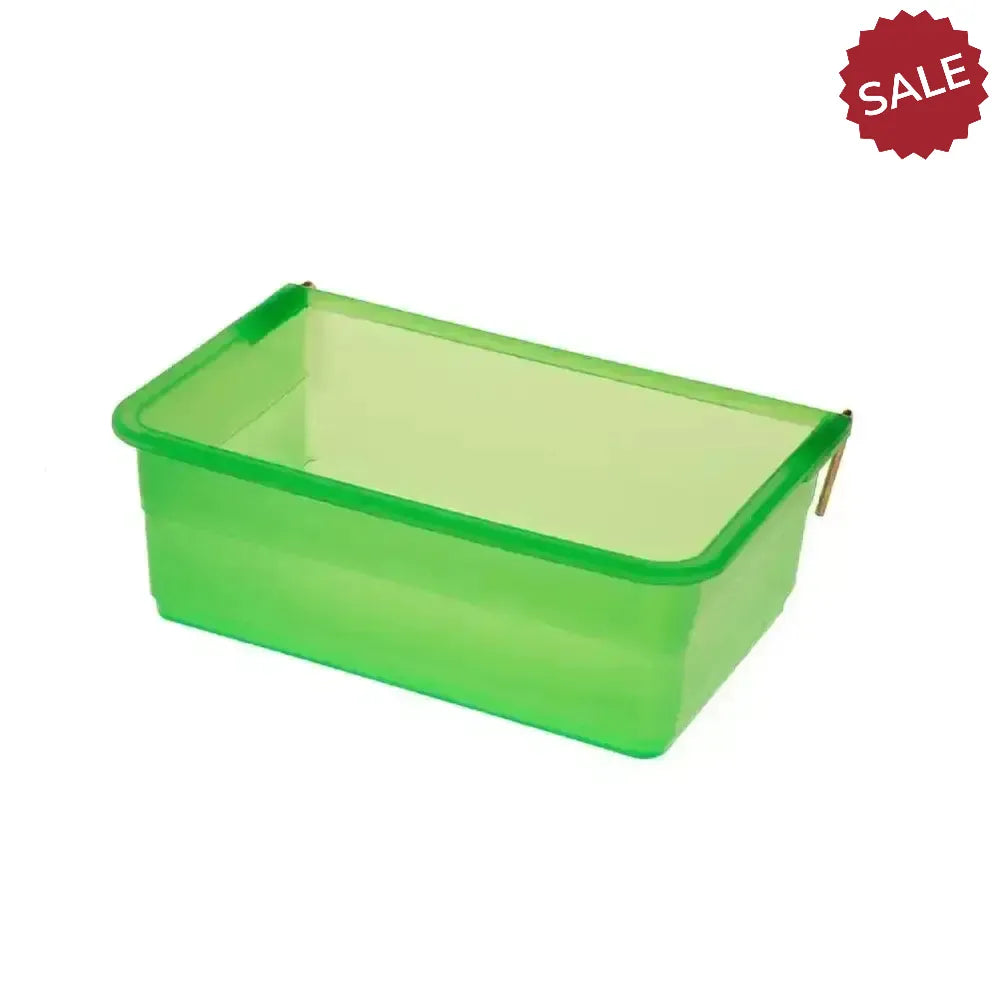 Eton Plastic Hook On Rectangle Cup 800 ml green Poultry