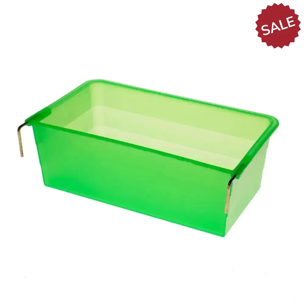 Eton Plastic Hook On Rectangle Cup 800 ml green Poultry