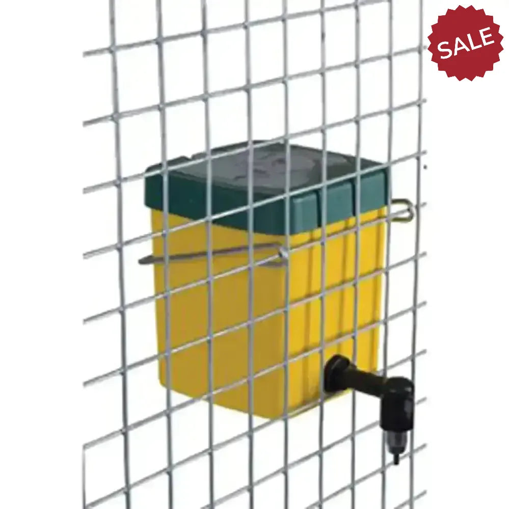 Eton Plastic Square Nipple Drinker Yellow 500 ml Yellow Poultry Drinkers