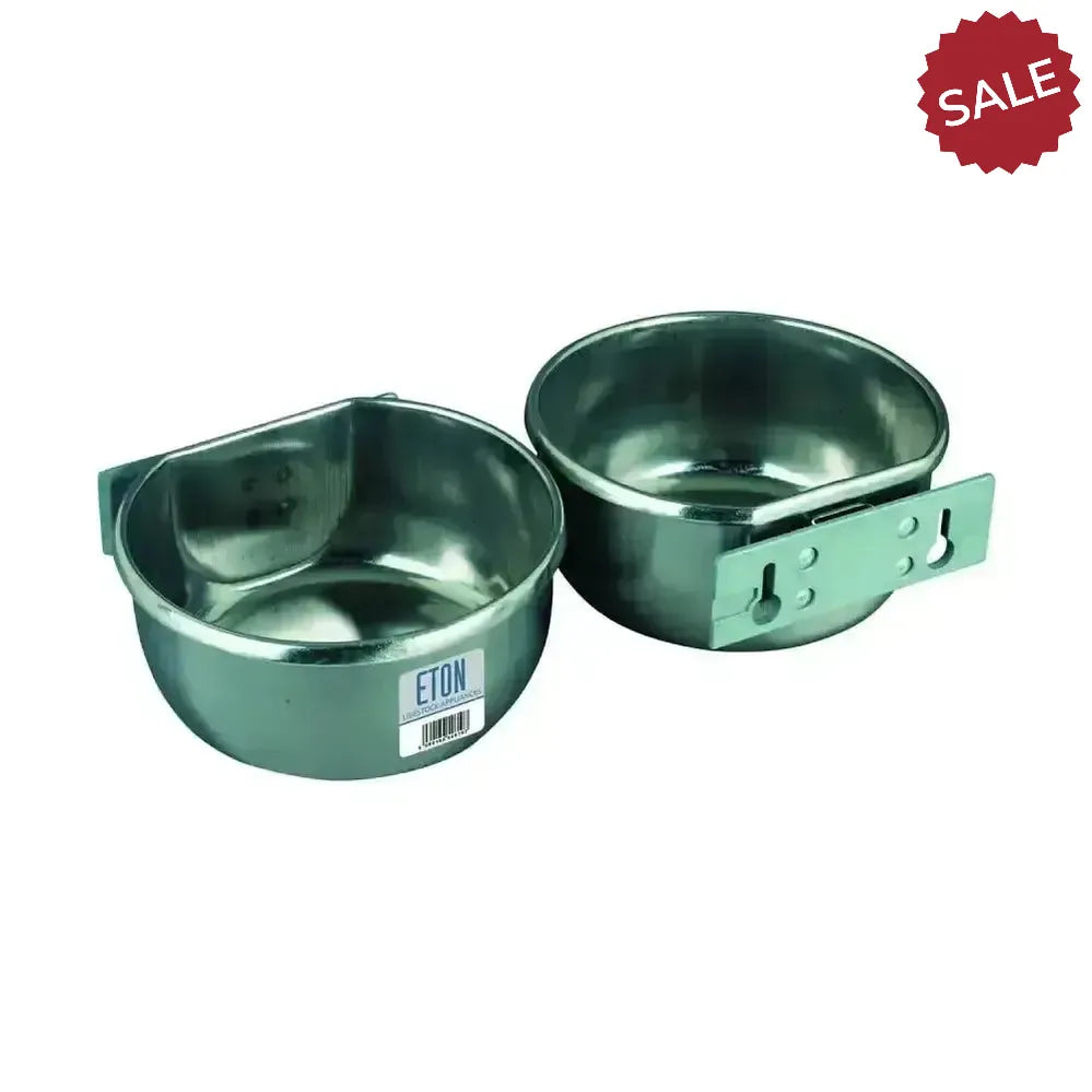 Eton Stainless Steel D-Cup C/W Bolt-On Mounting Plate Kit 850 ml Poultry