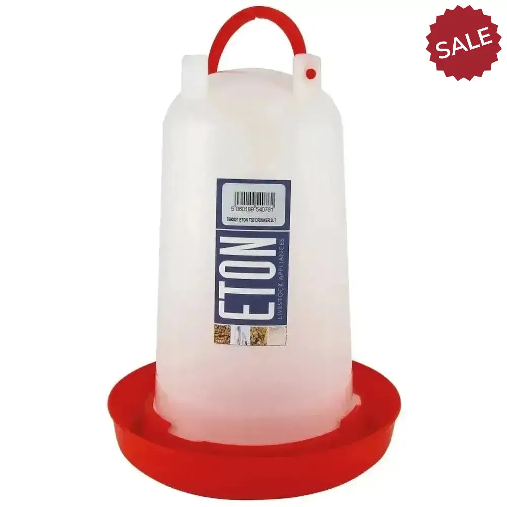 Eton TS12 Poultry Drinker 1.5 Litre Poultry Drinkers