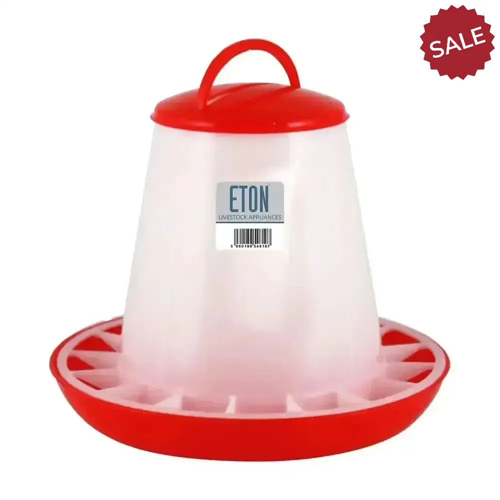 Eton TSF Poultry Feeder Red 1kg Poultry Feeders