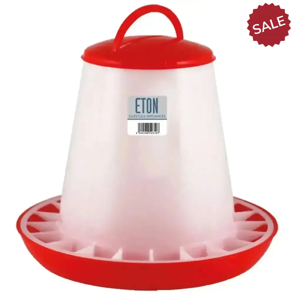 Eton TSF Poultry Feeder Red 3kg Poultry Feeders