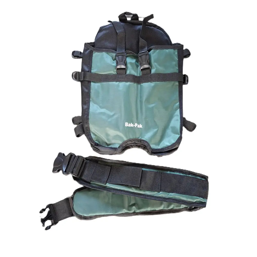 Teal and black farmaco bak-pak backpack with adjustable straps perfect for pour-on animal health use