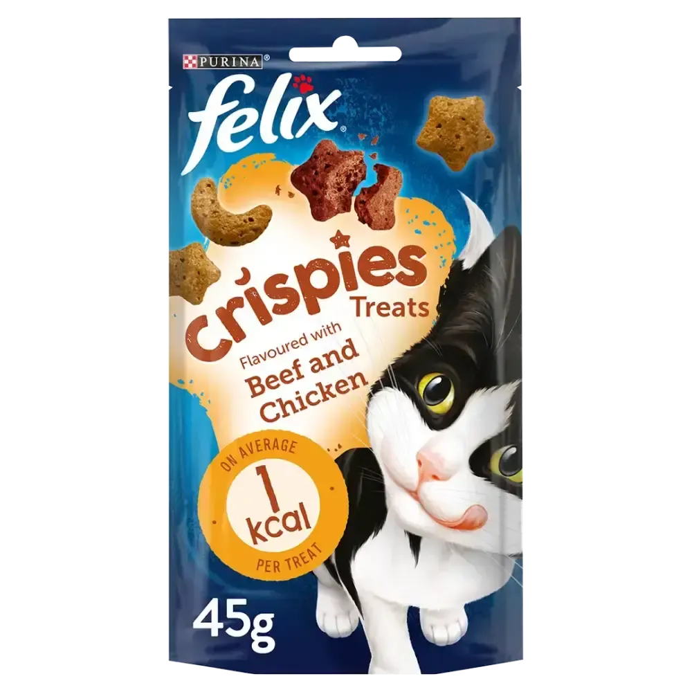 Felix Crispies Cat Treat Beef and Chicken 180g Cat Treats