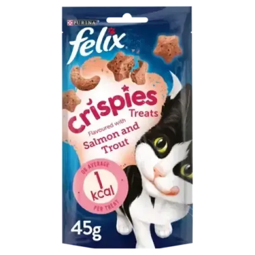 Felix Crispies Cat Treat Salmon and Trout 180g Cat Treats