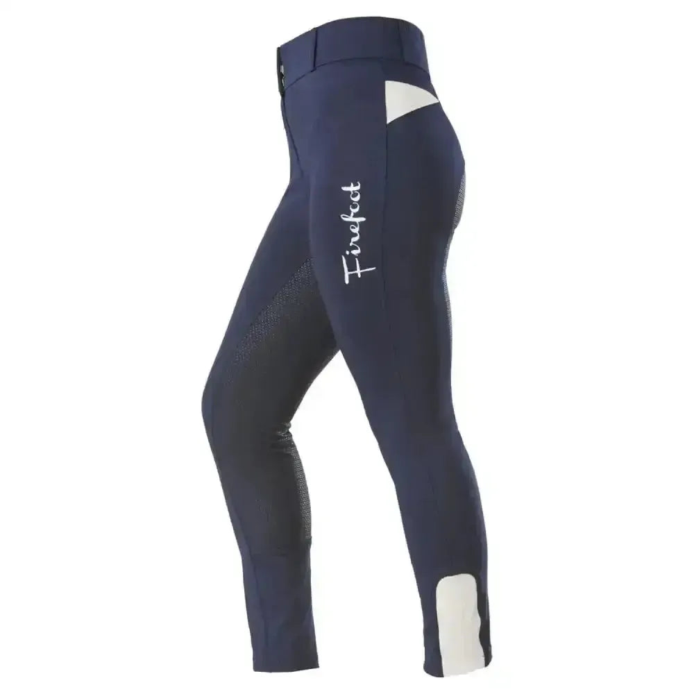 Firefoot Bankfield Sticky Bum Breeches Ladies Navy/Silver 24" Navy/Silver Breeches