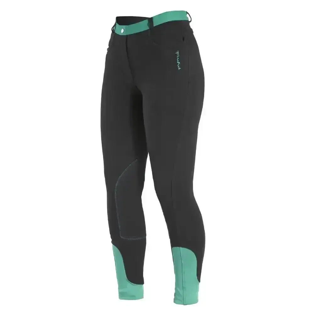 Firefoot Farsley Breeches Kids Black/Teal 20" Black/Teal Breeches