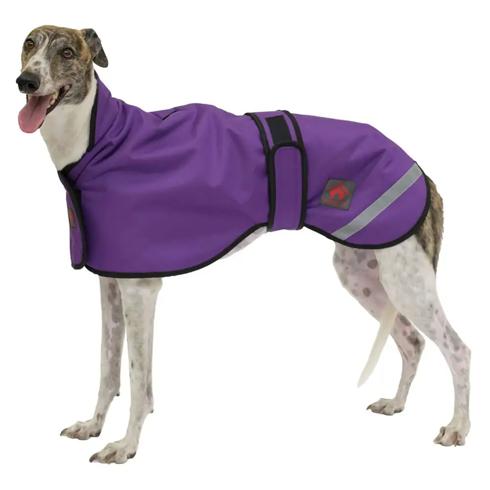 Firefoot Outdoor Sighthound Coat With Fleecy Lining Purple 18"/46 cm PURPLE Dog Coat