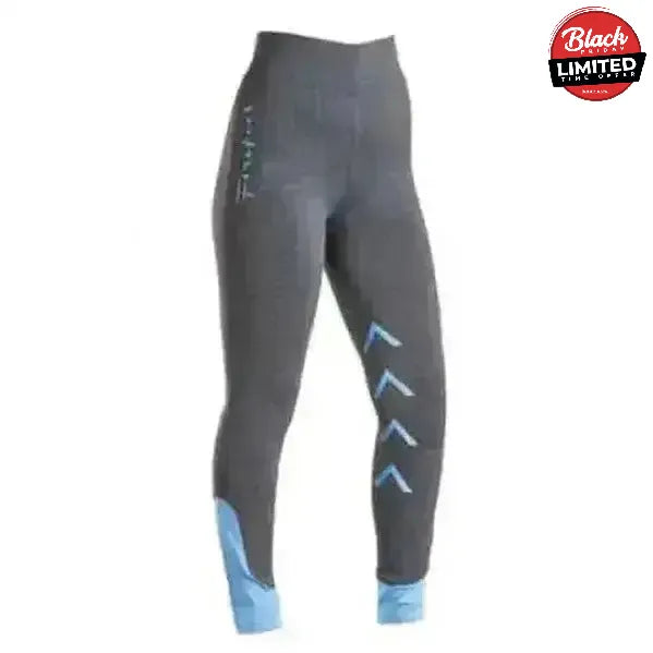 Firefoot Ripponden Riding Leggings Stretch Breeches Ladies 32" Sky Blue Breeches