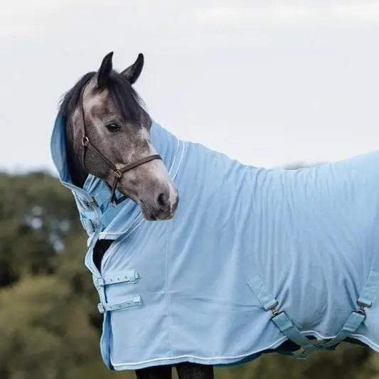 Swish Fleece Rug With Neck Cover - Baby Blue 4'3 Fleece Rugs