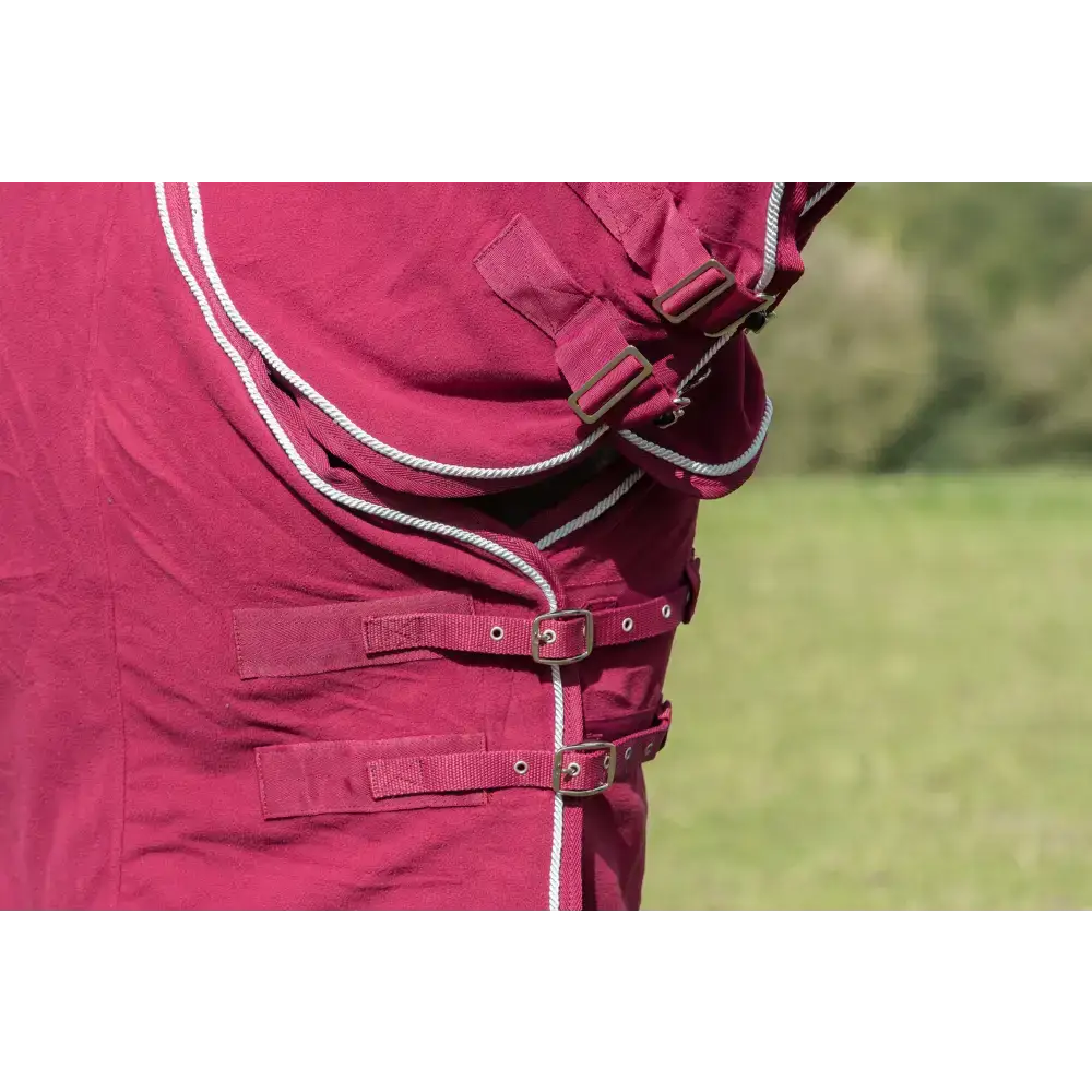 Swish Fleece Rug With Neck Cover - Burgundy 4'3 Fleece Rugs