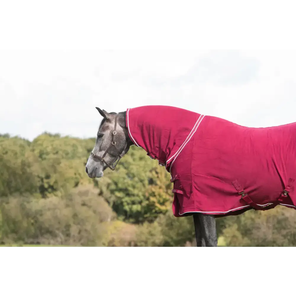 Swish Fleece Rug With Neck Cover - Burgundy 4'3 Fleece Rugs