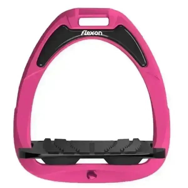 Flex-On Green Composite Junior Stirrups Pink Stirrups