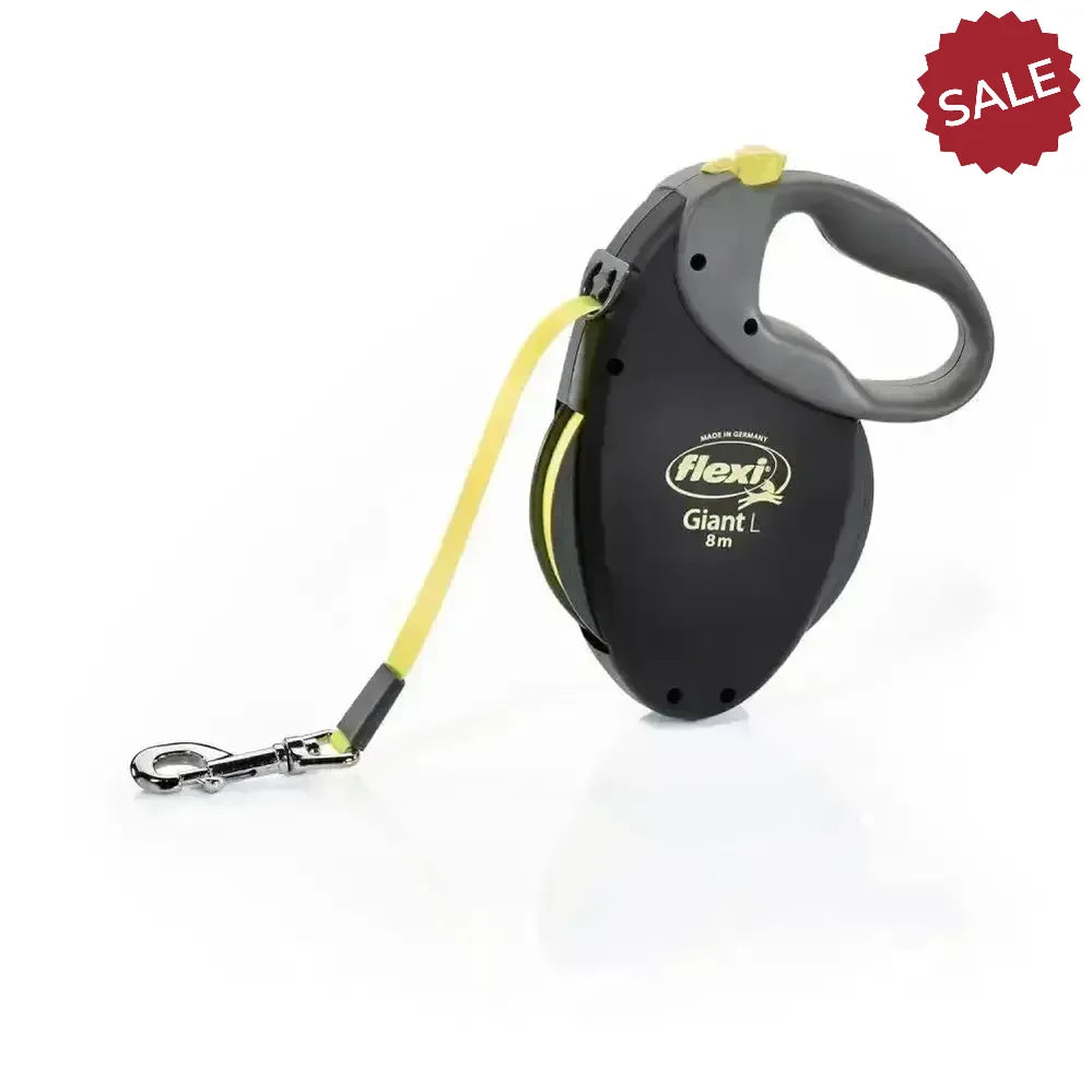 Flexi Giant Neon Tape Yellow 8 m Yellow Dog Lead