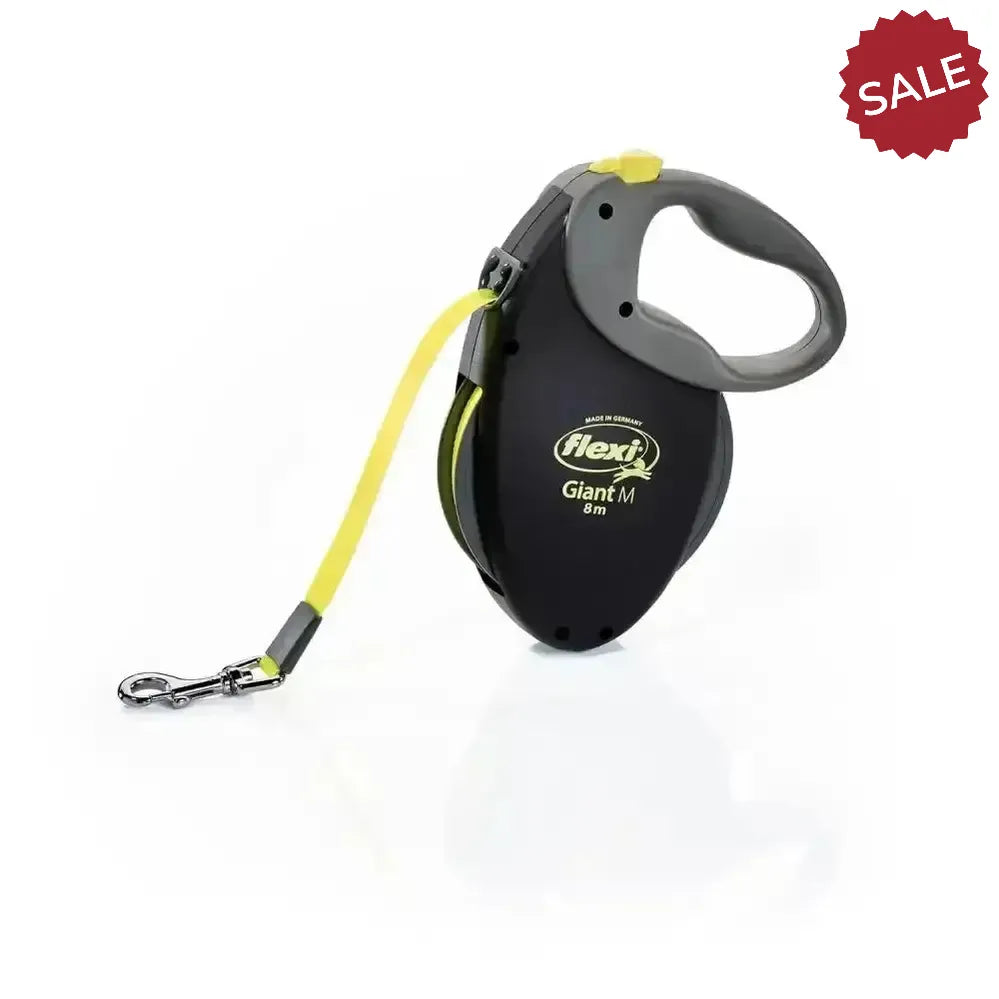 Flexi Giant Neon Tape Yellow 8 m Yellow Dog Lead