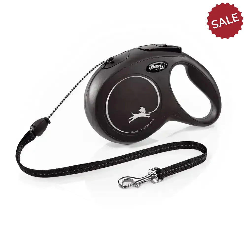 Flexi New Classic Cord Black 3 m Black Dog Lead