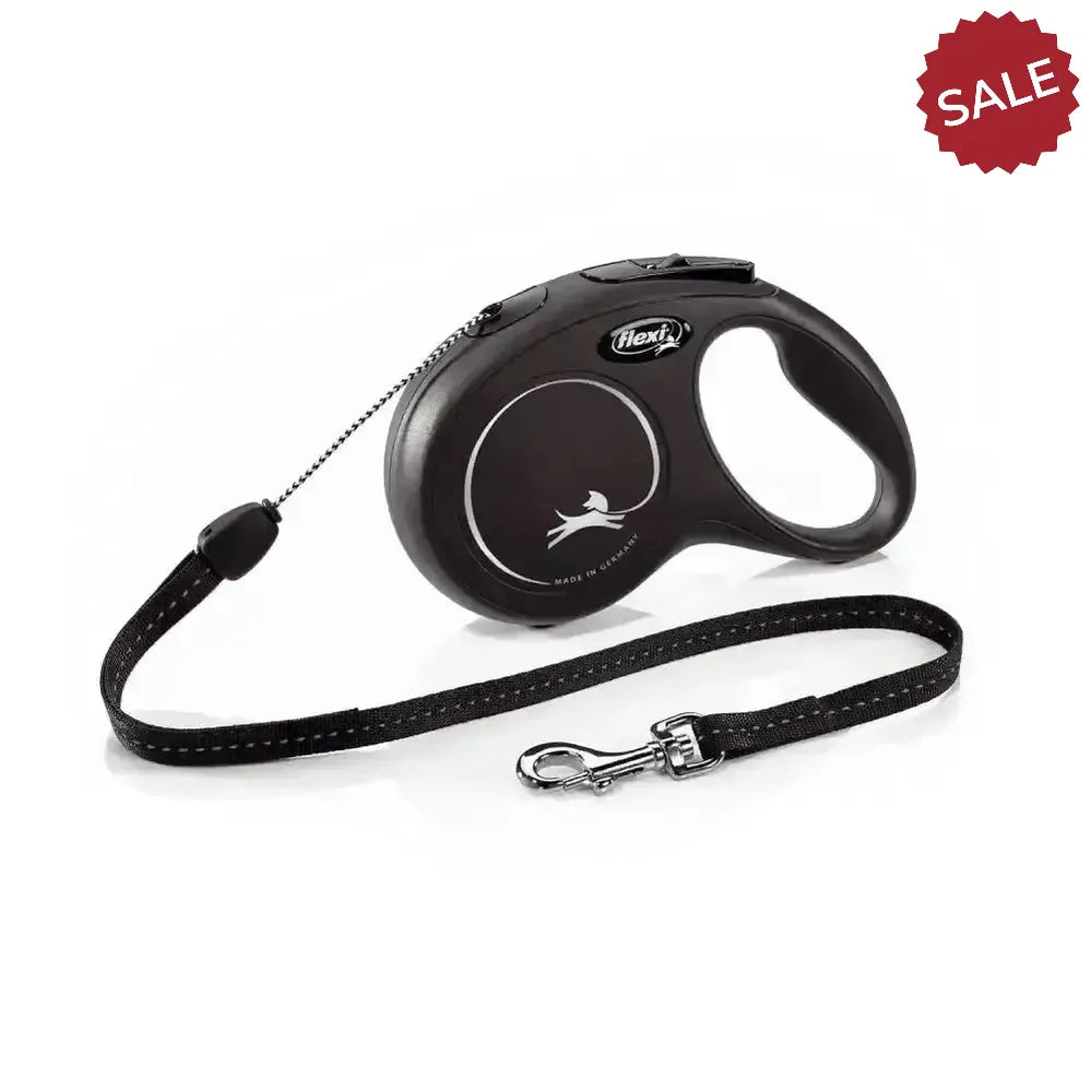 Flexi New Classic Cord Black 3 m Black Dog Lead