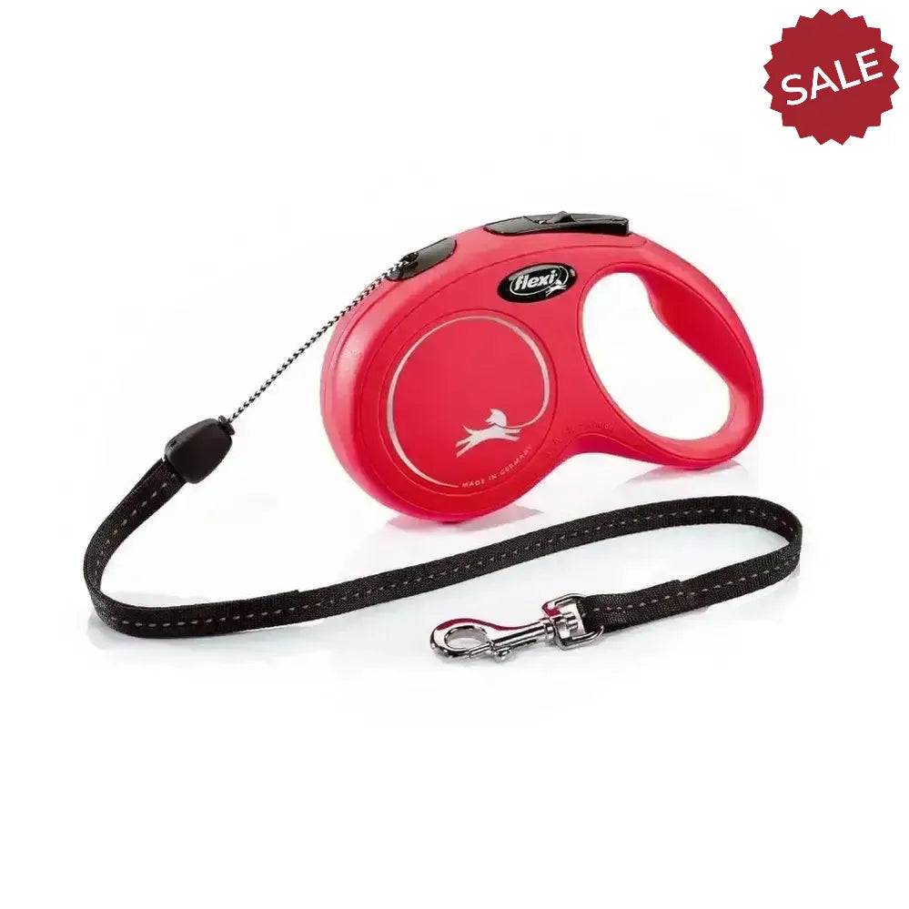 Flexi New Classic Cord Red 5 m Red Dog Lead