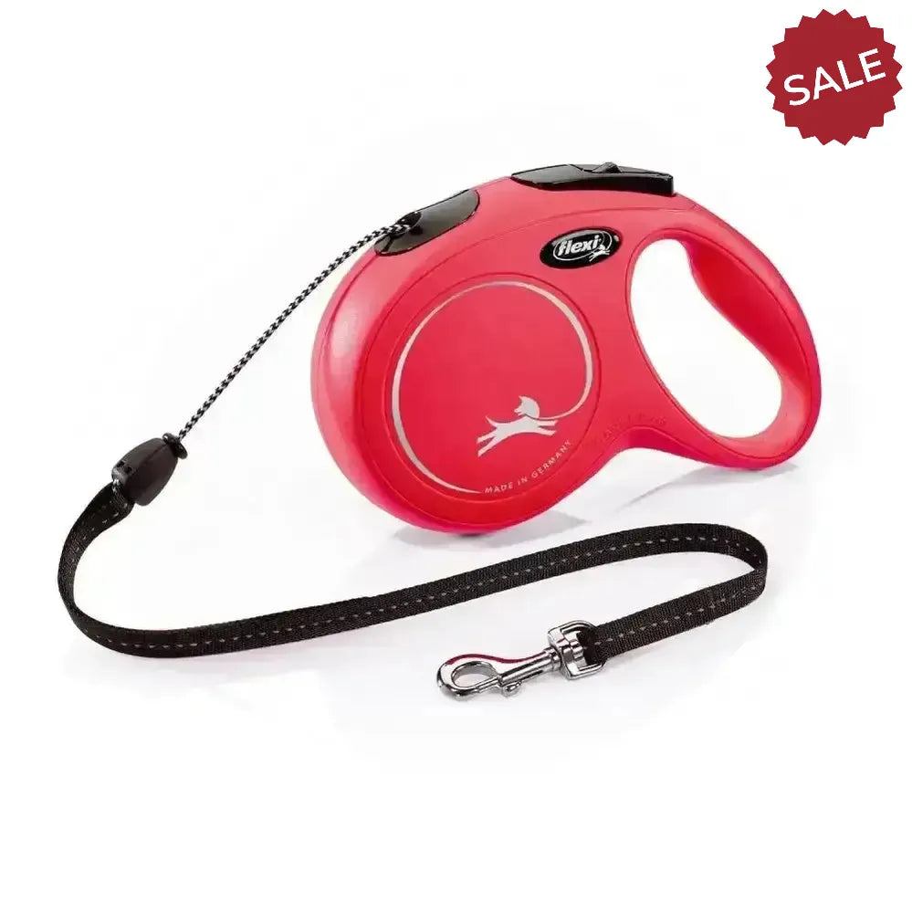 Flexi New Classic Cord Red 5 m Red Dog Lead