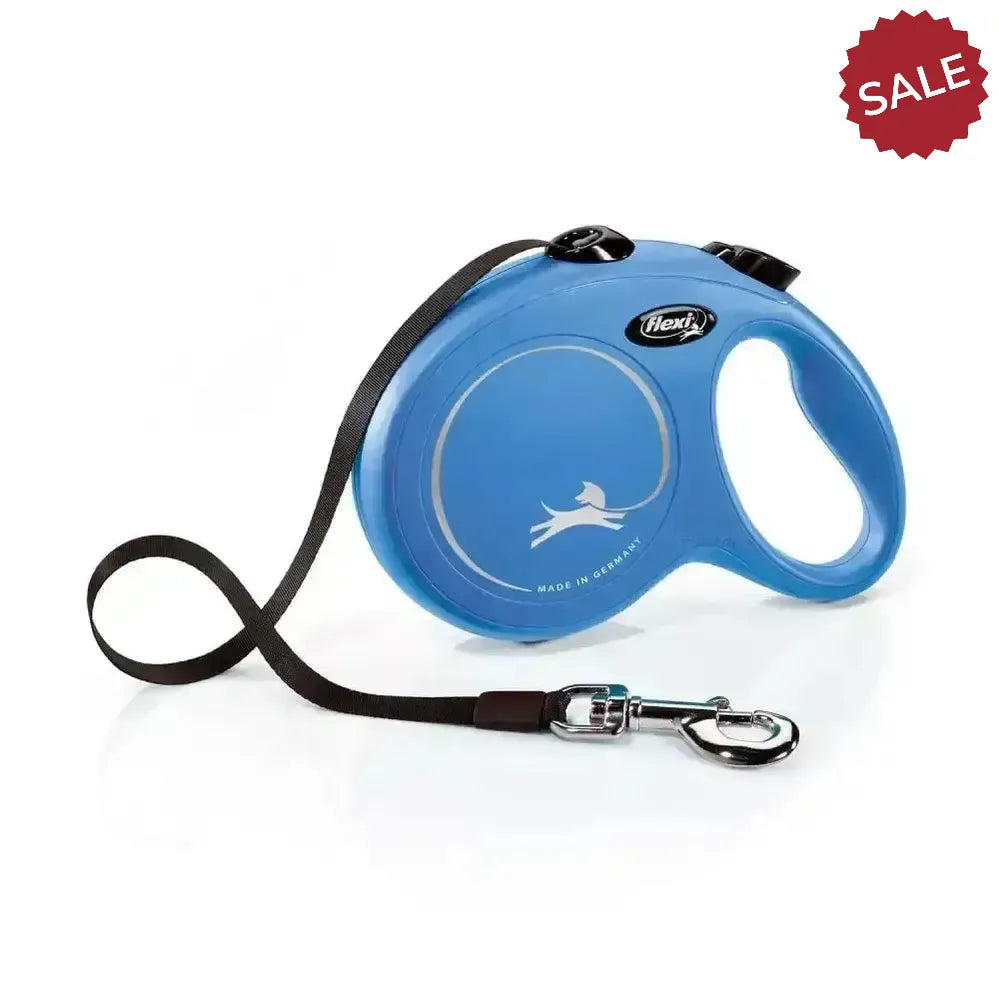 Flexi New Classic Tape Blue 5 m Blue Dog Lead