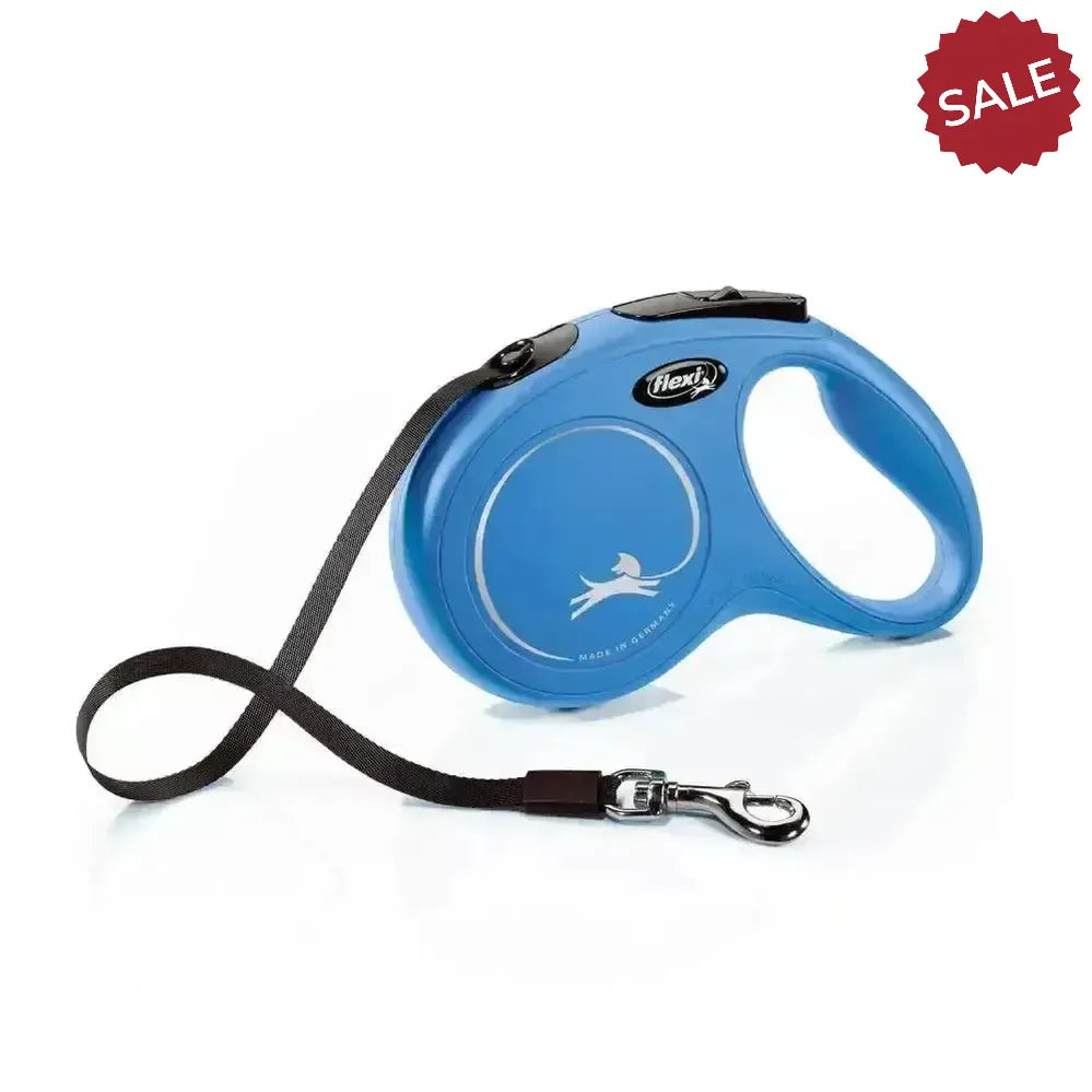 Flexi New Classic Tape Blue 5 m Blue Dog Lead