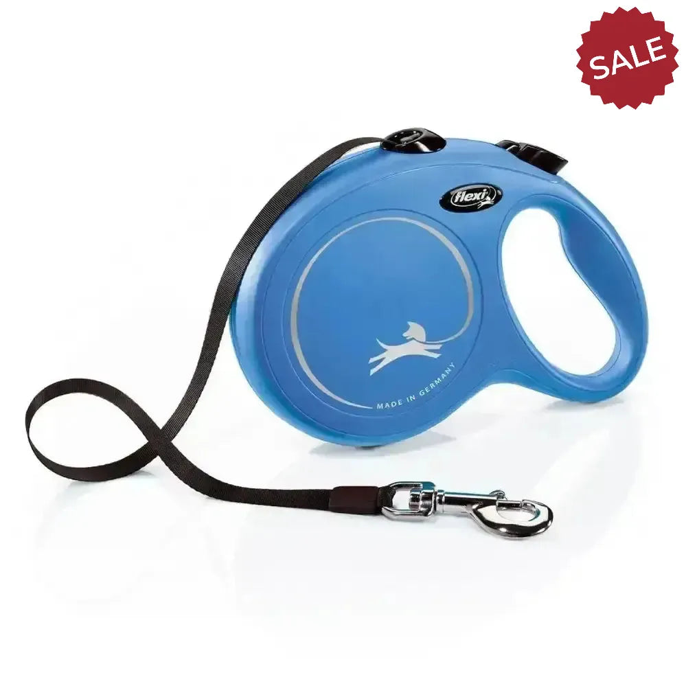 Flexi New Classic Tape Blue 5 m Blue Dog Lead