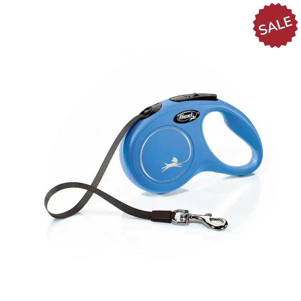 Flexi New Classic Tape Blue 5 m Blue Dog Lead