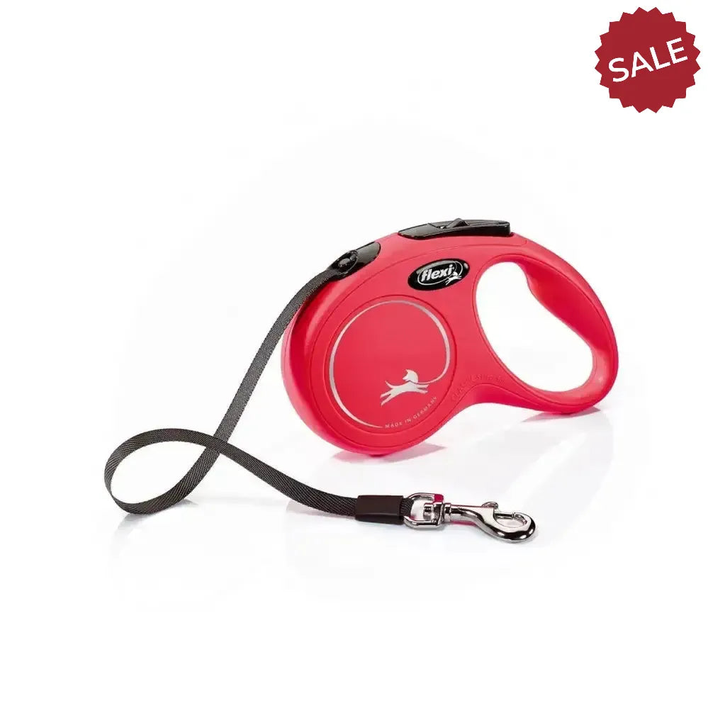 Flexi New Classic Tape Red 5 m Red Dog Lead