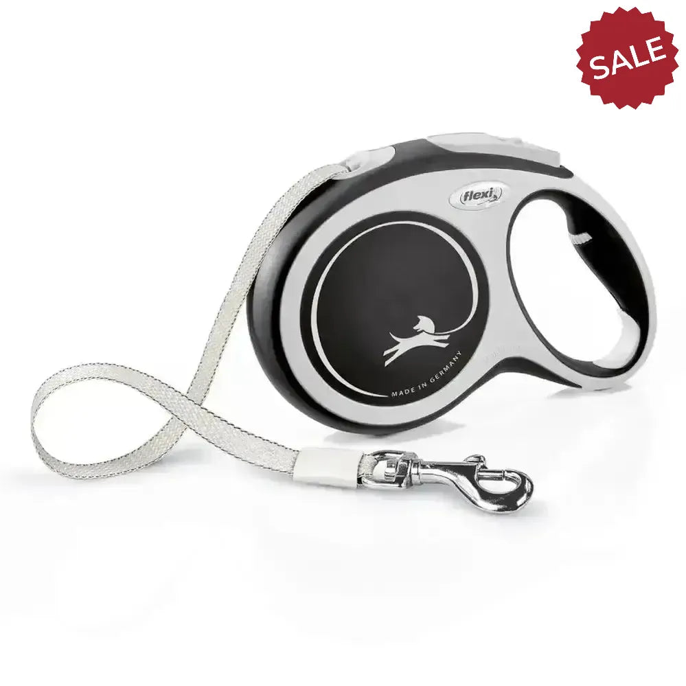 Flexi New Comfort Tape Black 3 m Black Dog Lead