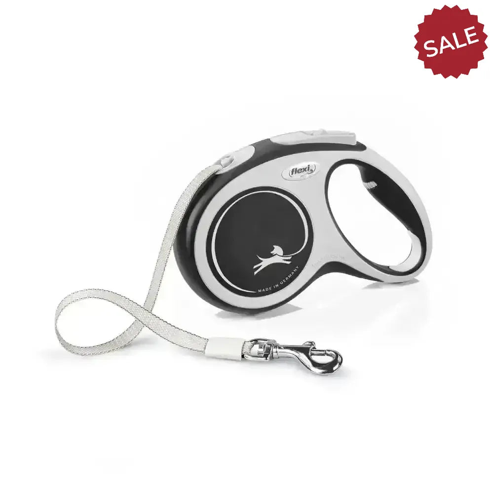 Flexi New Comfort Tape Black 3 m Black Dog Lead