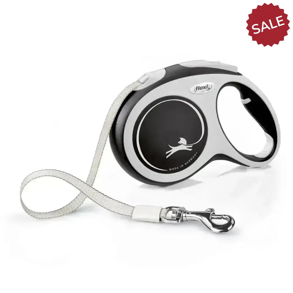 Flexi New Comfort Tape Black 3 m Black Dog Lead