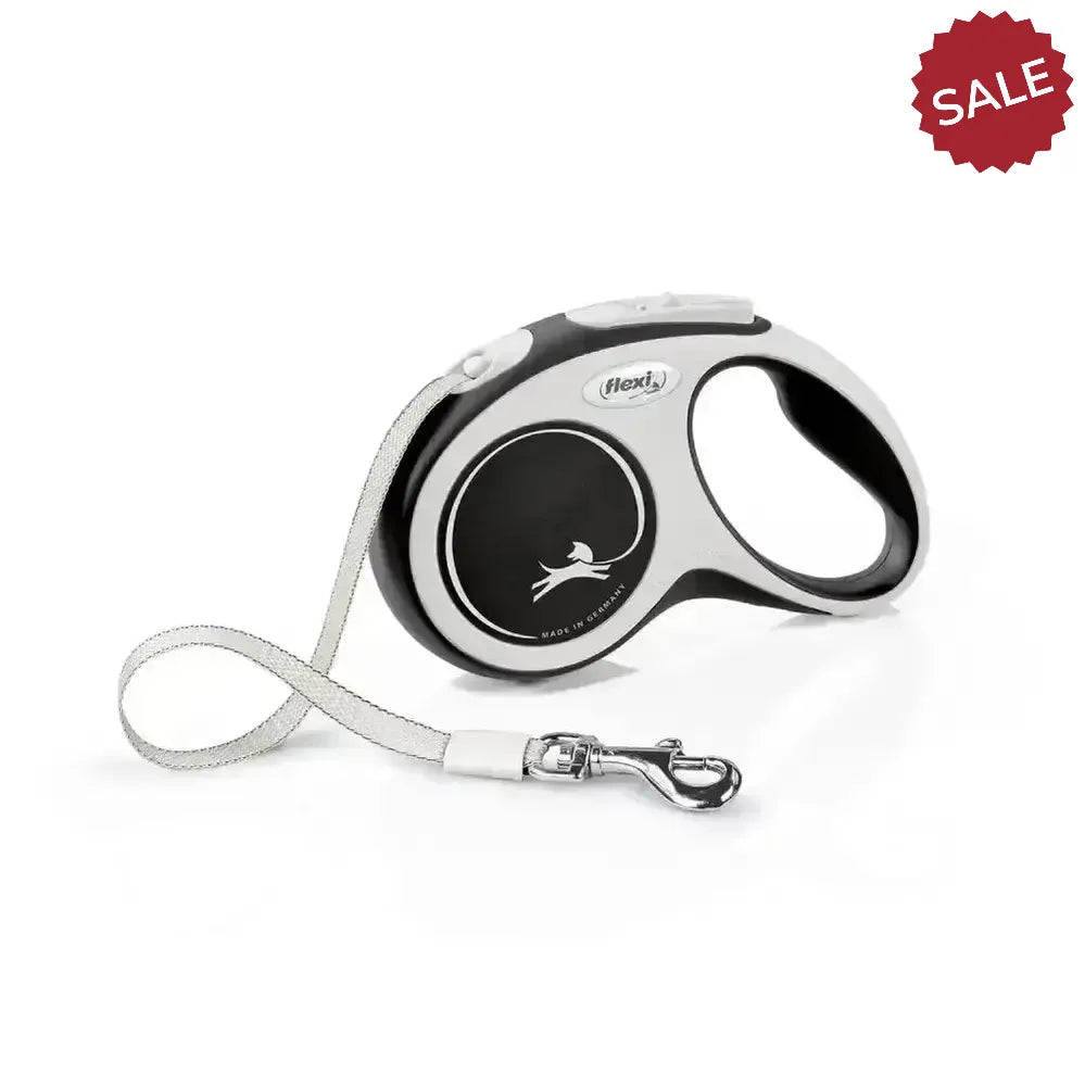 Flexi New Comfort Tape Black 3 m Black Dog Lead