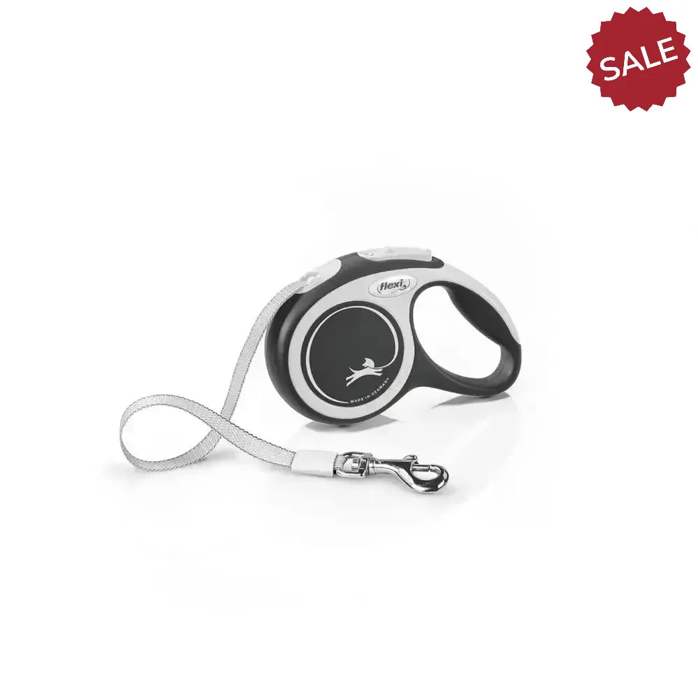 Flexi New Comfort Tape Black 3 m Black Dog Lead