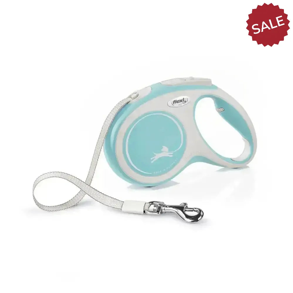 Flexi New Comfort Tape Light Blue 3 m Light Blue Dog Lead