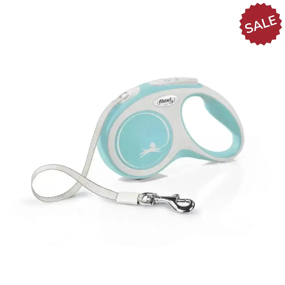 Flexi New Comfort Tape Light Blue 3 m Light Blue Dog Lead