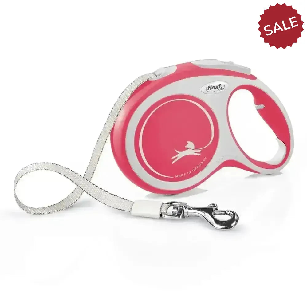 Flexi New Comfort Tape Red 5 m Red Dog Lead