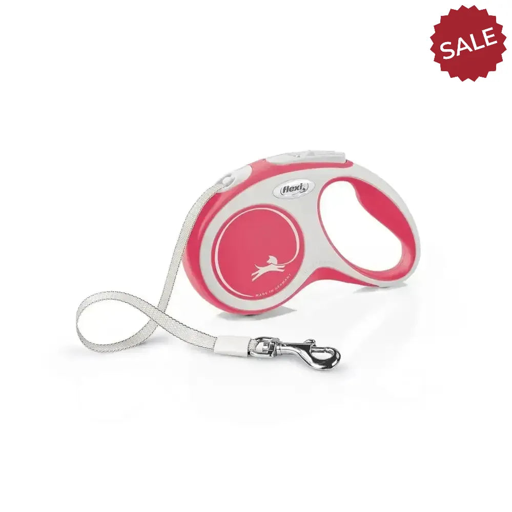 Flexi New Comfort Tape Red 5 m Red Dog Lead