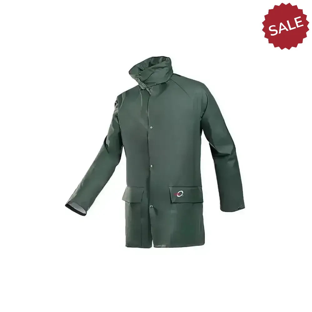 Flexothane Classic Dortmund Coat Khaki Gree Small Green Workwear