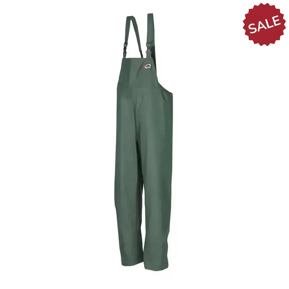 Flexothane Classic Louisiana Bib & Brace Olive Green Large Olivegreen Workwear