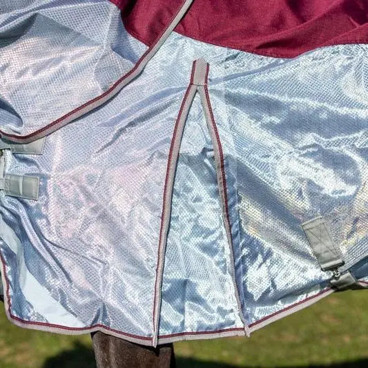 Swish Fly Turnout Combination Rug -burgundy 4'3 Fly Rugs