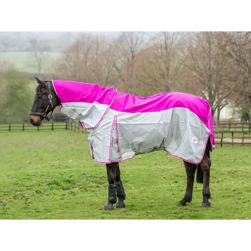 Swish Fly Turnout Combination Rug - Mulberry 4'3 Waterproof Fly Rugs