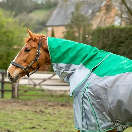 Swish Fly Turnout Combination Rug (NYLON) - Green 4'3 Waterproof Fly Rugs