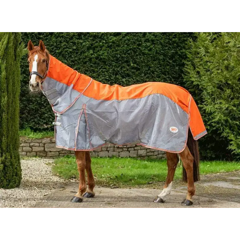 Swish Fly Turnout Combination Rug - Orange 4'3 Waterproof Fly Rugs