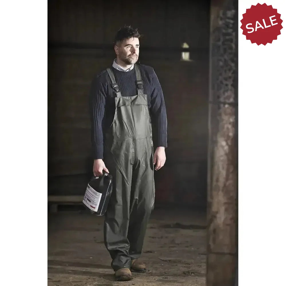 Fort Airflex Bib & Brace Green Large Green Workwear