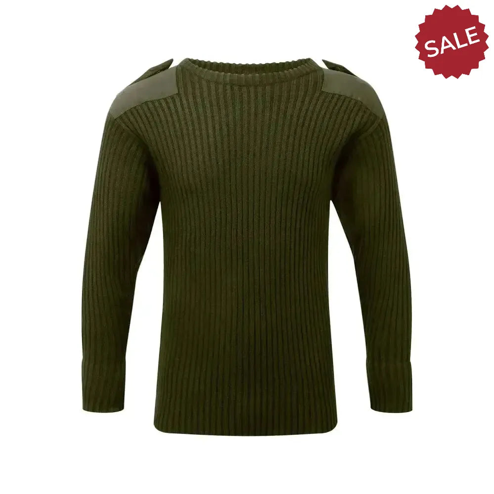 Fort Crew Neck Combat Jumper Green Large Green Workwear