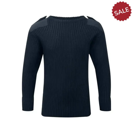 Fort Crew Neck Combat Jumper Navy Blue Large Navy Blue Workwear